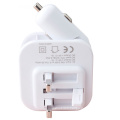 Portable UK Plug Adaptateur de chargeur mural Chargeur de voiture intelligent